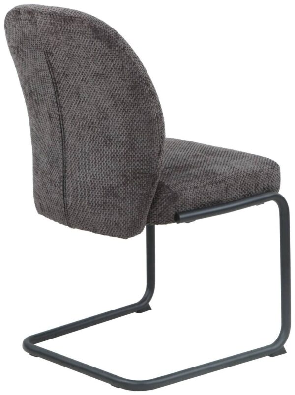 Schwingstuhl Karen anthrazit schwarz Webstoff Metall – Bild 5