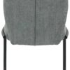 Schwingstuhl Karen grau schwarz Webstoff Metall – Bild 2