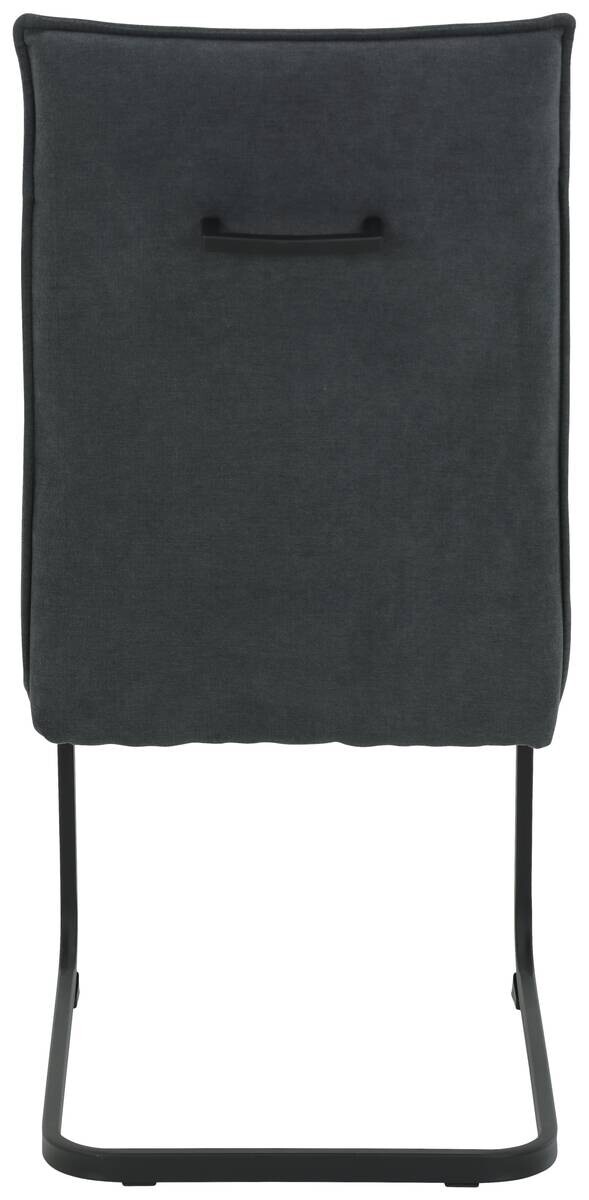 Schwingstuhl Nina anthrazit Webstoff B/H/T: ca. 48x97x68 cm – Bild 3