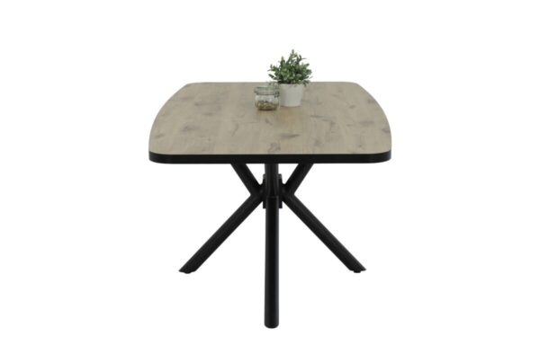 Esstisch Jana Oak Nachbildung schwarz B/H/T: ca. 180x76x100 cm – Bild 2