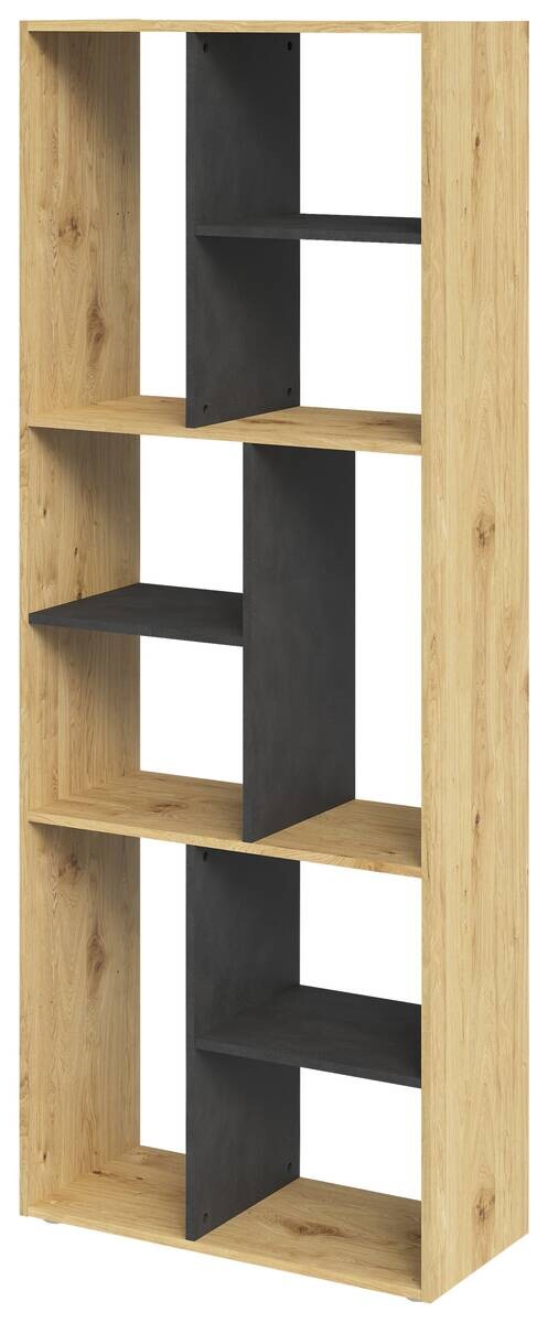 Regal Eiche Artisan Nachbildung B/H/T: ca. 186x71x33 cm – Bild 5