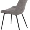 Stuhl Alisha grau Webstoff B/H/T: ca. 54x83x63 cm – Bild 4
