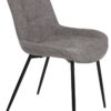 Stuhl Alisha grau Webstoff B/H/T: ca. 54x83x63 cm – Bild 5