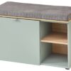 Sitzbank Bari salbei Eiche Artisan Nachbildung B/H/T: ca. 78x50x38 cm – Bild 3