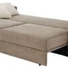 Schlafsofa taupe Polyester B/H/T: ca. 237x90x104 cm – Bild 3