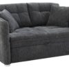 Schlafsofa grau Polyester B/H/T: ca. 191x84x105 cm – Bild 3