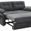 Schlafsofa grau Polyester B/H/T: ca. 191x84x105 cm – Bild 4