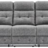 Sofa Philip grau Microfaser B/H/T: ca. 208x103x95 cm – Bild 5