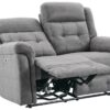 Sofa Philip grau Microfaser B/H/T: ca. 151x103x95 cm – Bild 2