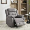 Sessel Philip grau Microfaser B/H/T: ca. 94x103x95 cm – Bild 5