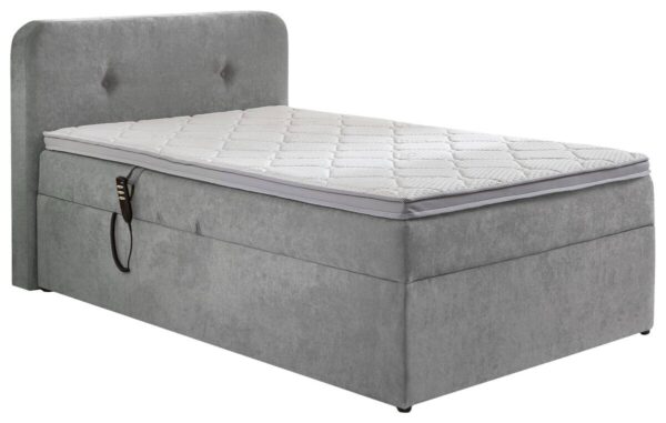 Boxbett Gabriola Silbergrau Liegefläche B/L: ca. 120x200 cm – Bild 2
