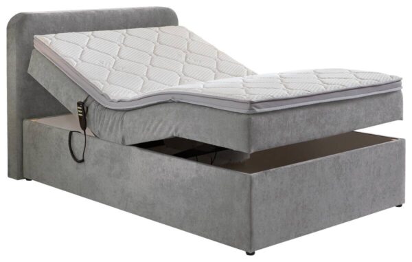Boxbett Gabriola Silbergrau Liegefläche B/L: ca. 120x200 cm – Bild 3