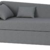 Recamiere Lübeck grau B/H/T: ca. 148x75x85 cm – Bild 4