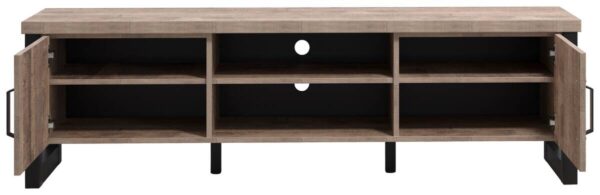 TV-Lowboard Emile Eiche Tabak Nachbildung B/H/T: ca. 166x50x45 cm – Bild 3