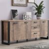 Sideboard Emile Eiche Tabak Nachbildung B/H/T: ca. 214x86x45 cm – Bild 2