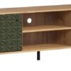 TV-Lowboard Sentra Eiche Artisan Nachbildung grün dunkel B/H/T: ca. 184x52x40 cm TV-Lowboard Sentra Eiche Artisan Nachbildung grün dunkel B/H/T: ca. 184x52x40 cm – Bild 4