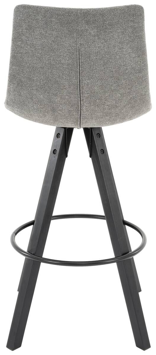 Barhocker FM grau schwarz Microfaser Holz B/H/T: ca. 45x104x54 cm Barhocker FM grau schwarz Microfaser Holz B/H/T: ca. 45x104x54 cm – Bild 5