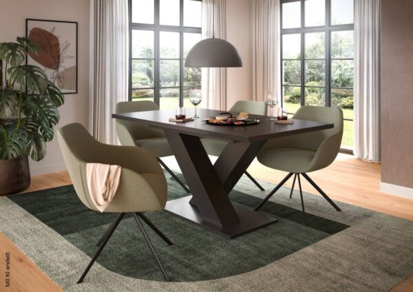 Esstisch Motion grau B/H/T: ca. 150x76x80 cm Esstisch Motion grau B/H/T: ca. 150x76x80 cm – Bild 5
