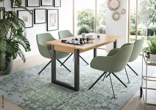 Esstisch Seattle Eiche Artisan Nachbildung B/H/T: ca. 150x76x90 cm Esstisch Seattle Eiche Artisan Nachbildung B/H/T: ca. 150x76x90 cm – Bild 5