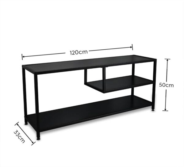 Konsole Theresa schwarz Metall B/H/T: ca. 120x50x33 cm – Bild 2