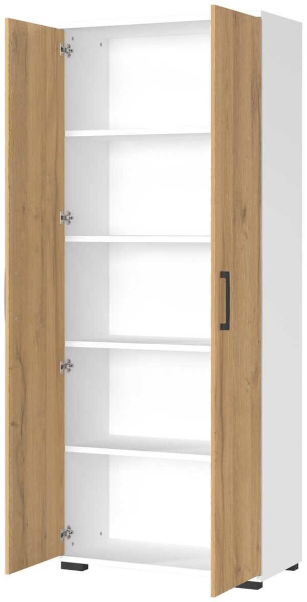 Aktenschrank 4250-559 Eiche Grand-Son Nachbildung weiß B/H/T: ca. 80x200x40 cm – Bild 2