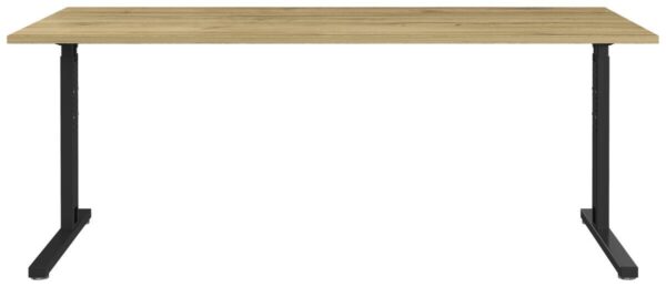 Schreibtisch 4253-582 Eiche Grand-Son Nachbildung schwarz B/H/T: ca. 180x80x80 cm – Bild 3