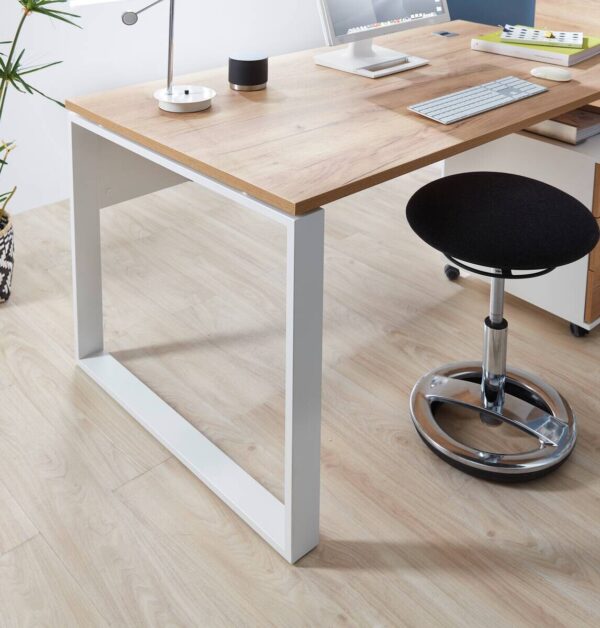 Badezimmer-Set 8019-513 weiß Eiche Navarra Nachbildung B/H/T: ca. 158x75x79 cm – Bild 2