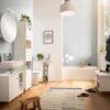 Highboard Bjarne weiß matt B/H/T: ca. 60,2x113,4x33,05 cm – Bild 3