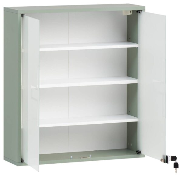 Medizinschrank Bjarne Pistazie B/H/T: ca. 64,2x71,4x19,6 cm – Bild 2