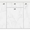 Sideboard Stone weiß Marmoroptik B/H/T: ca. 139x88x41 cm Sideboard Stone weiß Marmoroptik B/H/T: ca. 139x88x41 cm – Bild 4
