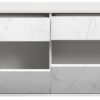 TV-Lowboard Stone weiß Marmoroptik B/H/T: ca. 180x62x41 cm – Bild 4