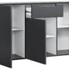 Kommode Mailand anthrazit B/H/T: ca. 146x79x40 cm – Bild 3