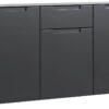 Kommode Mailand anthrazit B/H/T: ca. 146x79x40 cm – Bild 4