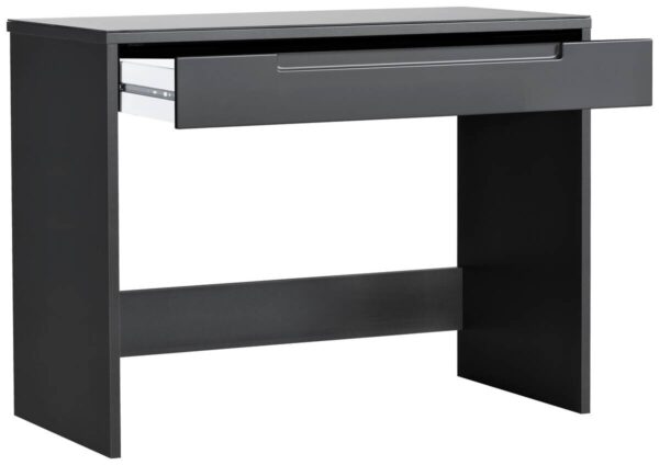Schreibtisch Mailand anthrazit B/H/T: ca. 97x76x50 cm – Bild 3