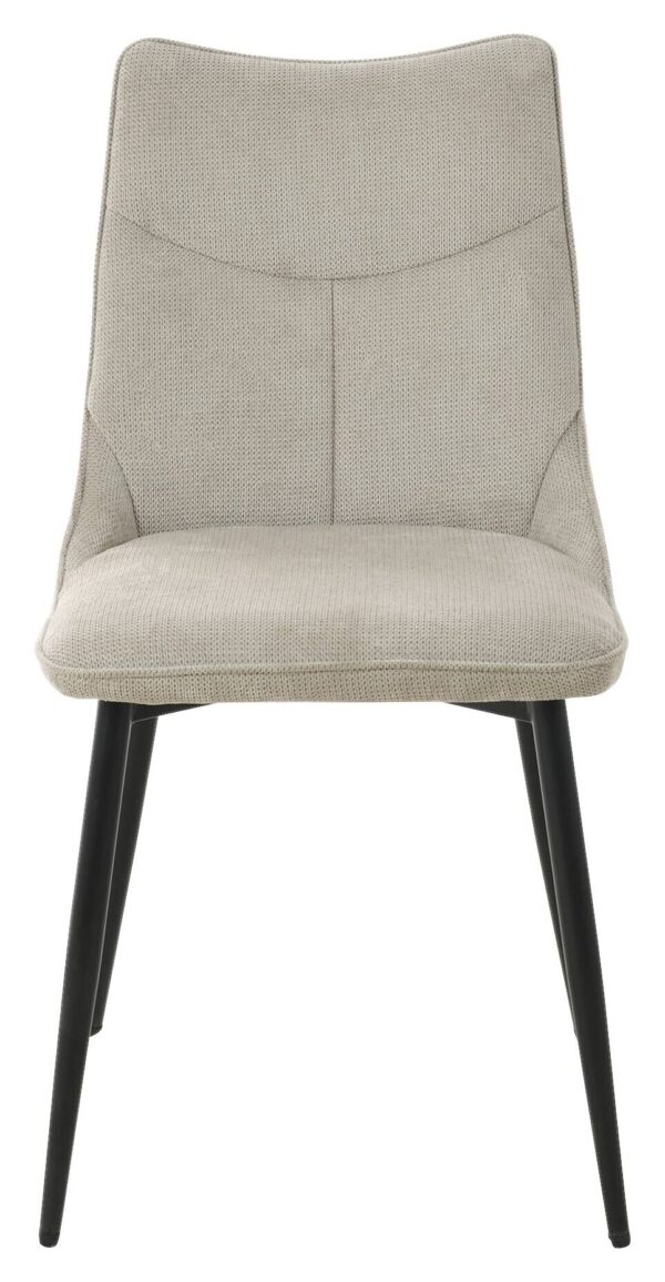 Stuhl CARLO 2er-Set. taupe Webstoff B/H/T: ca. 59x88x47 cm Stuhl CARLO 2er-Set. taupe Webstoff B/H/T: ca. 59x88x47 cm – Bild 3
