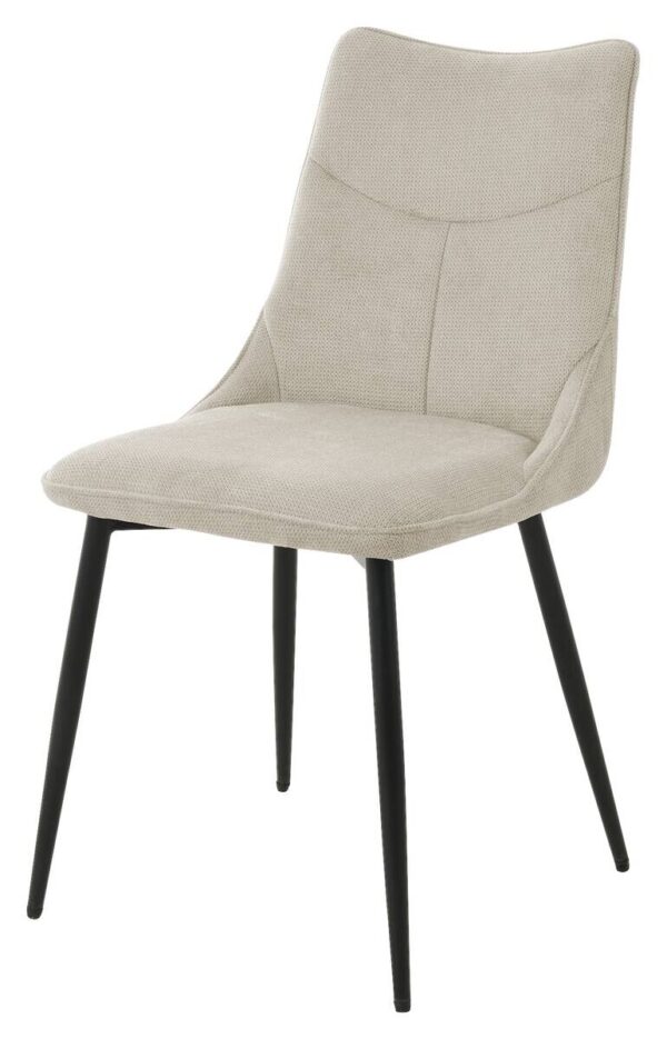 Stuhl CARLO 2er-Set. taupe Webstoff B/H/T: ca. 59x88x47 cm Stuhl CARLO 2er-Set. taupe Webstoff B/H/T: ca. 59x88x47 cm – Bild 4