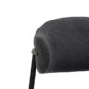 Stuhl JERSEY 2er-Set. dunkelgrau Webstoff B/H/T: ca. 58x78x54,5 cm – Bild 3