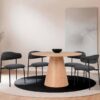 Stuhl JERSEY 2er-Set. dunkelgrau Webstoff B/H/T: ca. 58x78x54,5 cm – Bild 5