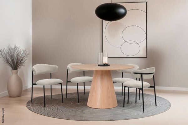 Esstisch ROND H/D: ca. 75x120 cm – Bild 3