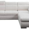 Ecksofa mit Bettfunktion und Bettkasten beige Microfaser B/H/T: ca. 282x100x232 cm – Bild 5