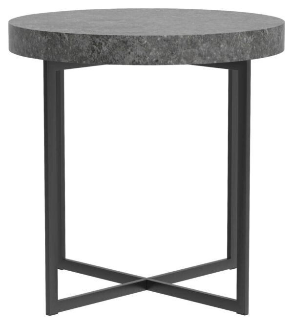 Beistelltisch Celina Beton Optik schwarz B/H/T: ca. 50x50x50 cm Beistelltisch Celina Beton Optik schwarz B/H/T: ca. 50x50x50 cm – Bild 4