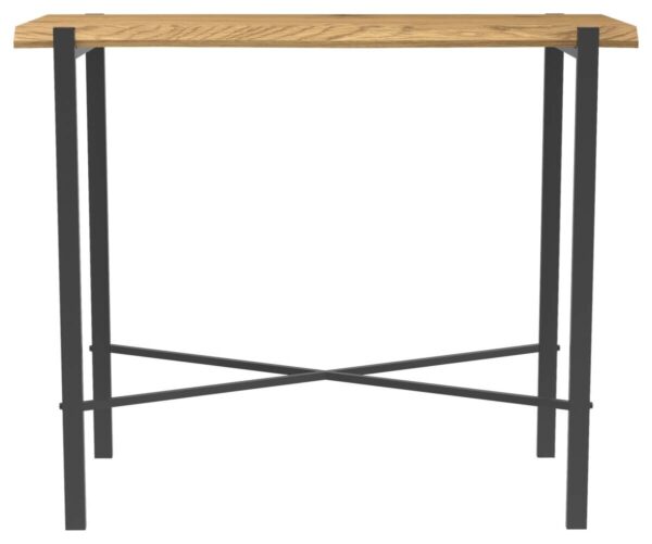 Konsole Almira Eiche Nachbildung schwarz B/H/T: ca. 90x75x38 cm – Bild 2