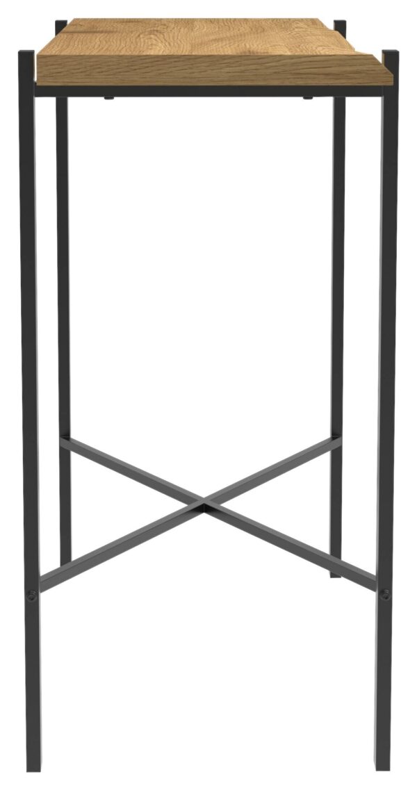 Konsole Almira Eiche Nachbildung schwarz B/H/T: ca. 90x75x38 cm – Bild 3