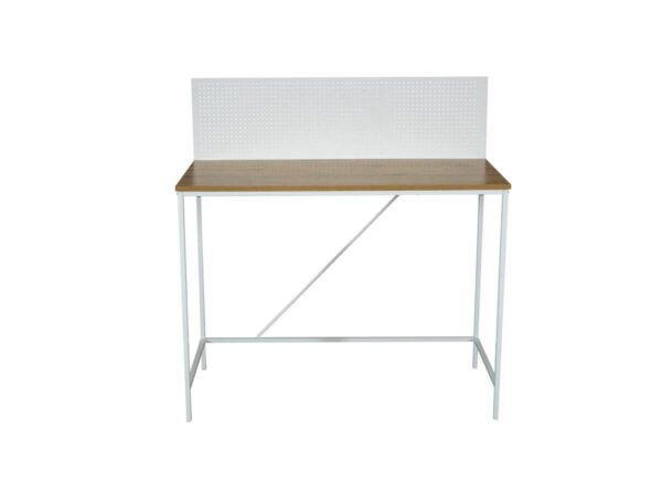 Schreibtisch Rene Eiche Nachbildung weiß B/H/T: ca. 100x104x52 cm Schreibtisch Rene Eiche Nachbildung weiß B/H/T: ca. 100x104x52 cm – Bild 2