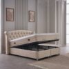 Polsterbett Marven creme Liegefläche B/L: ca. 180x200 cm – Bild 4