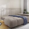 Schlafsofa Greige Polyester B/H/T: ca. 213x86x101 cm – Bild 3