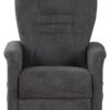 TV-Sessel Uno dunkelgrau Microfaser B/H/T: ca. 78x114x88 cm – Bild 2