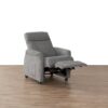 TV-Sessel Bonn hellgrau Microfaser B/H/T: ca. 78x111x94 cm – Bild 3