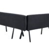 Eckbank Amilia anthrazit B/H/L: ca. 181x48x140 cm – Bild 4