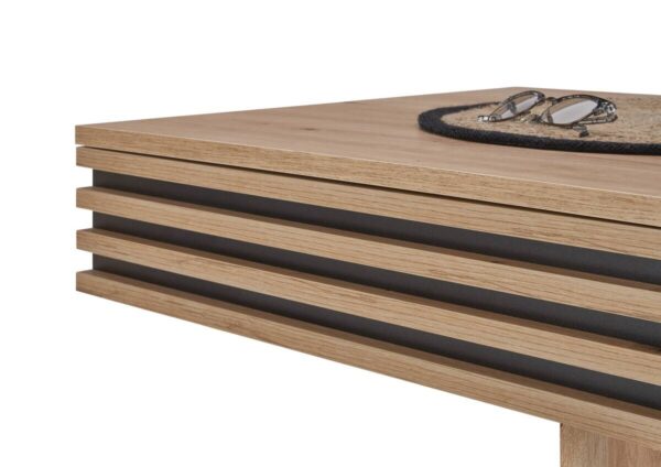 Couchtisch Luara Eiche Artisan Nachbildung B/H/T: ca. 110x44x60 cm Couchtisch Luara Eiche Artisan Nachbildung B/H/T: ca. 110x44x60 cm – Bild 4